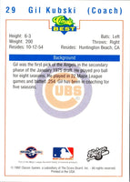 1992 Classic Best Huntington Cubs Gil Kubski #29