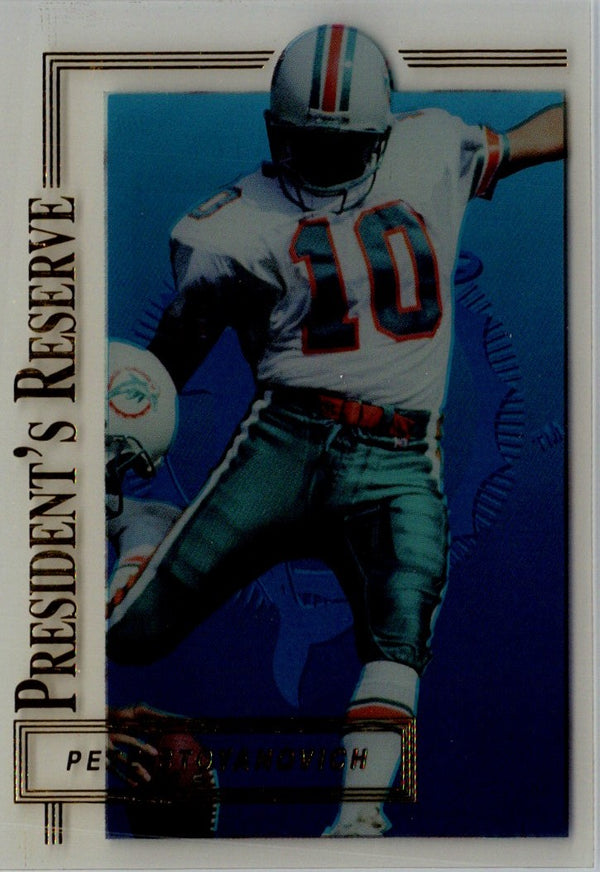 1996 Collector's Edge President's Reserve Pete Stoyanovich #308