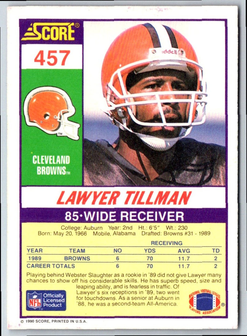 1990 Score Lawyer Tillman