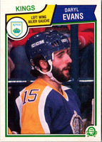 1983 O-Pee-Chee Daryl Evans #153 Rookie