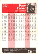 1985 Fleer Dave Parker
