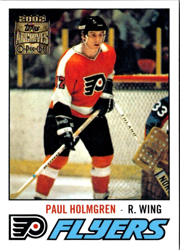 1977 Topps Archives Paul Holmgren #307 Rookie