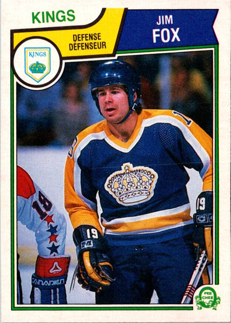 1983 O-Pee-Chee Jim Fox