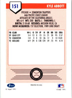 1991 Line Drive AAA Kyle Abbott #151