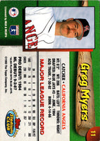 1993 Stadium Club California Angels Greg Myers #11