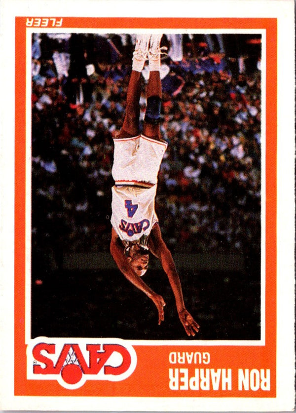 1989 Fleer Ron Harper #27