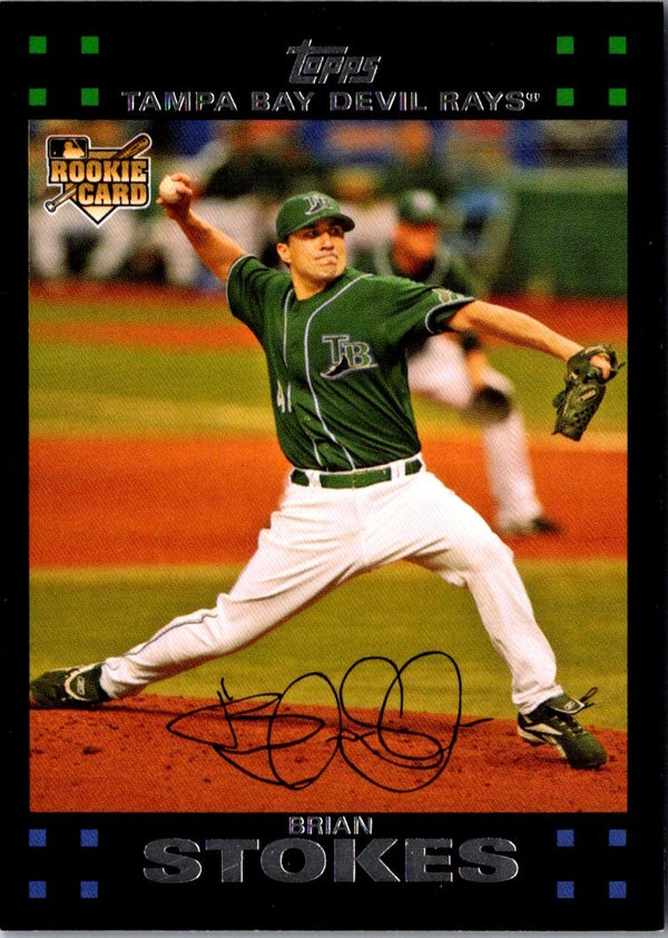 2007 Topps Brian Stokes #276 Rookie