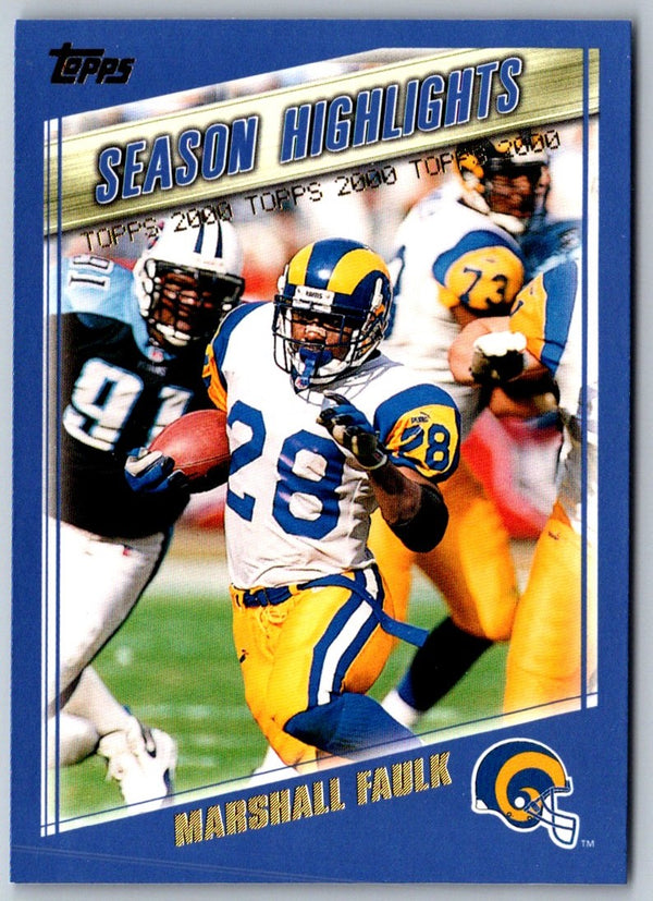 2000 Topps Marshall Faulk #325