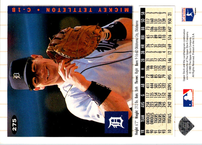 2009 Upper Deck 1989 20th Anniversary Buybacks Mickey Tettleton