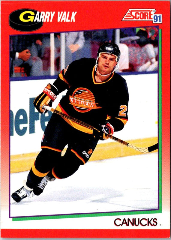 1991 Score Garry Valk #195