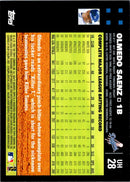 2007 Topps Updates & Highlights Olmedo Saenz