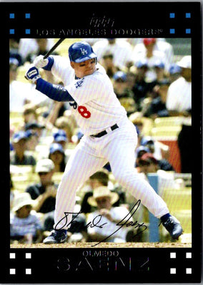 2007 Topps Updates & Highlights Olmedo Saenz #UH28