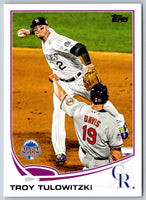 2013 Topps Update Emerald Troy Tulowitzki #US88