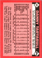 1986 Topps Traded Danny Tartabull #108T