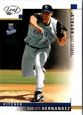2003 Leaf Runelvys Hernandez #54