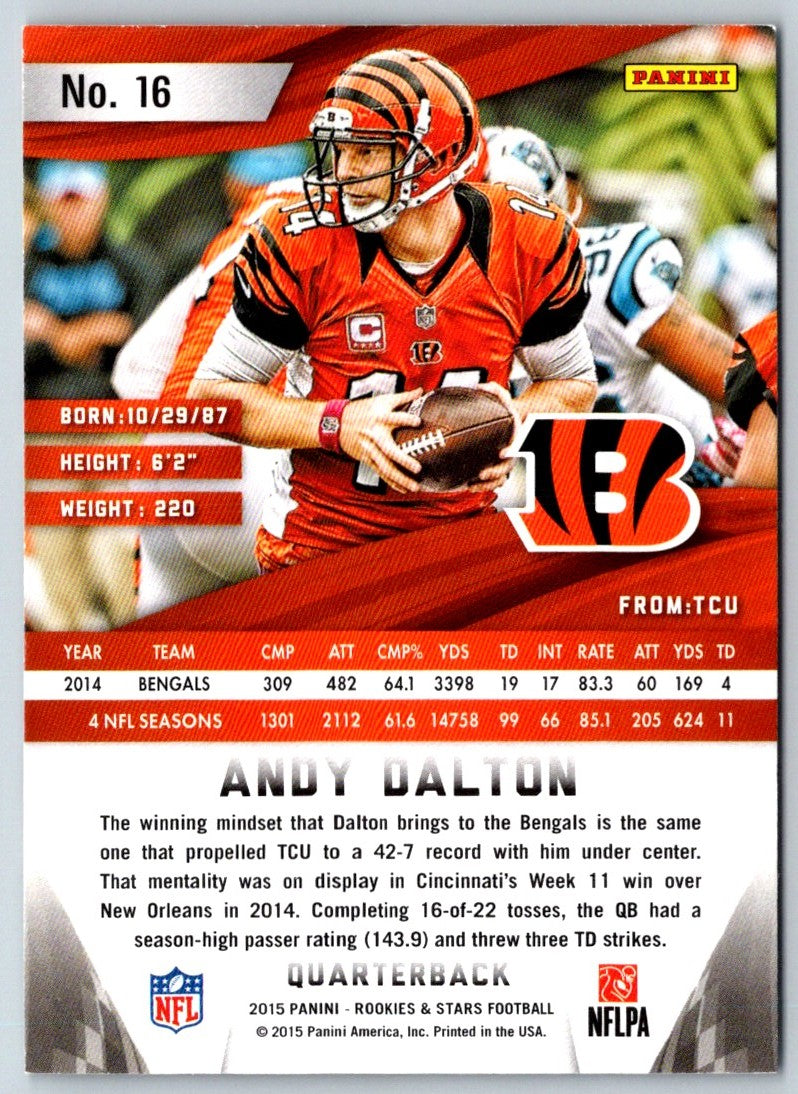 2015 Panini Rookies & Stars Andy Dalton