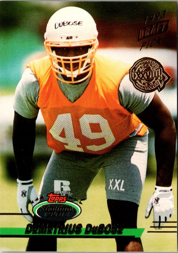1993 Stadium Club Super Teams Bowl Demetrius DuBose #397