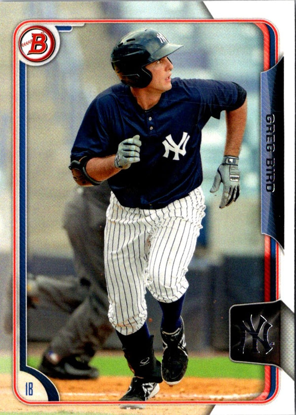 2015 Bowman Prospects Greg Bird #BP74