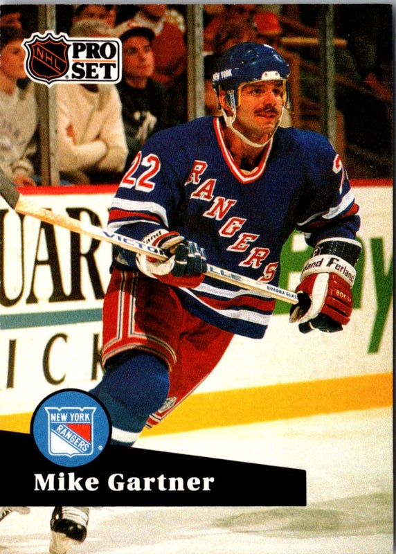 1991 Pro Set Mike Gartner #167
