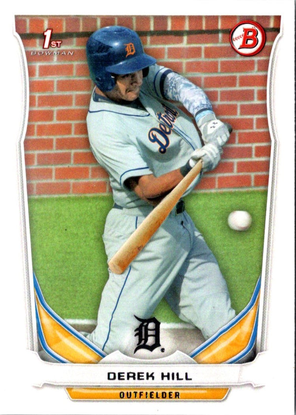 2014 Bowman Draft Picks & Prospects Derek Hill #DP19