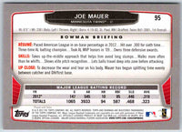 2014 Bowman Joe Mauer #95