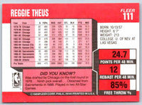 1989 Fleer Reggie Theus #111