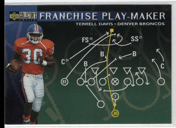 1996 Collector's Choice Update Terrell Davis #U69