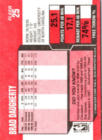 1989 Fleer Brad Daugherty #25