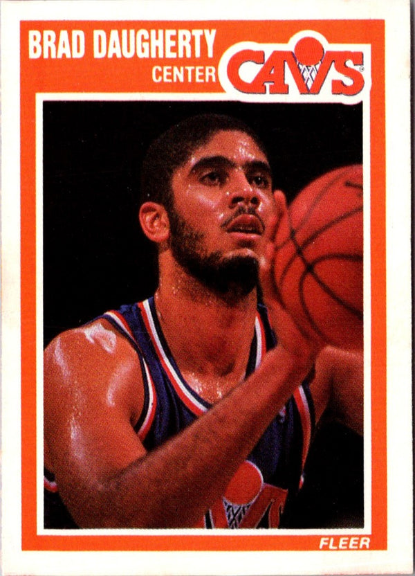 1989 Fleer Brad Daugherty #25