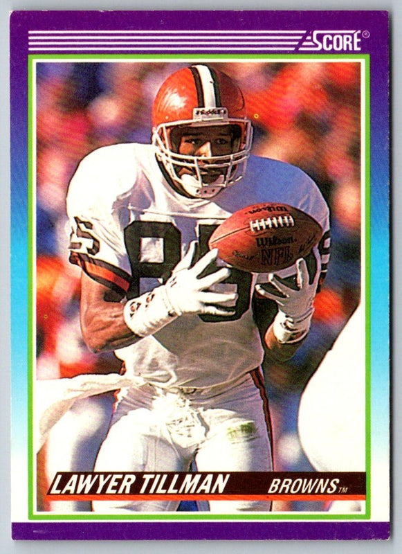 1990 Score Lawyer Tillman #457 Rookie