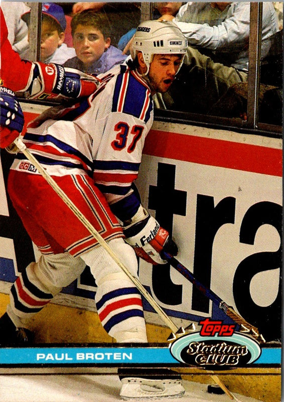 1991 Stadium Club Paul Broten #376