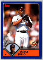 2003 Topps Jorge Julio #538