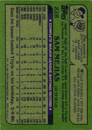 1982 Topps Sam Mejias