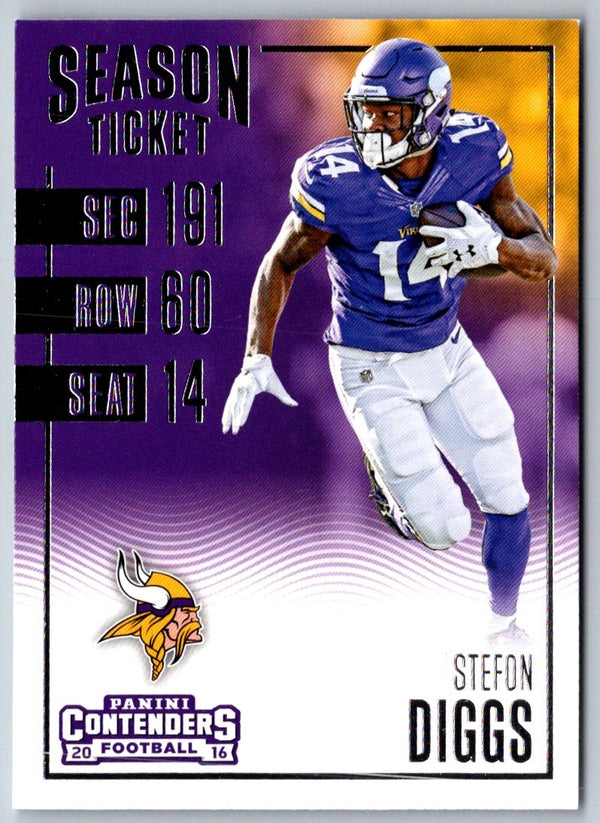 2016 Panini Contenders Stefon Diggs #38