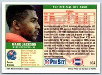 1989 NFL Proset Mark Jackson #104