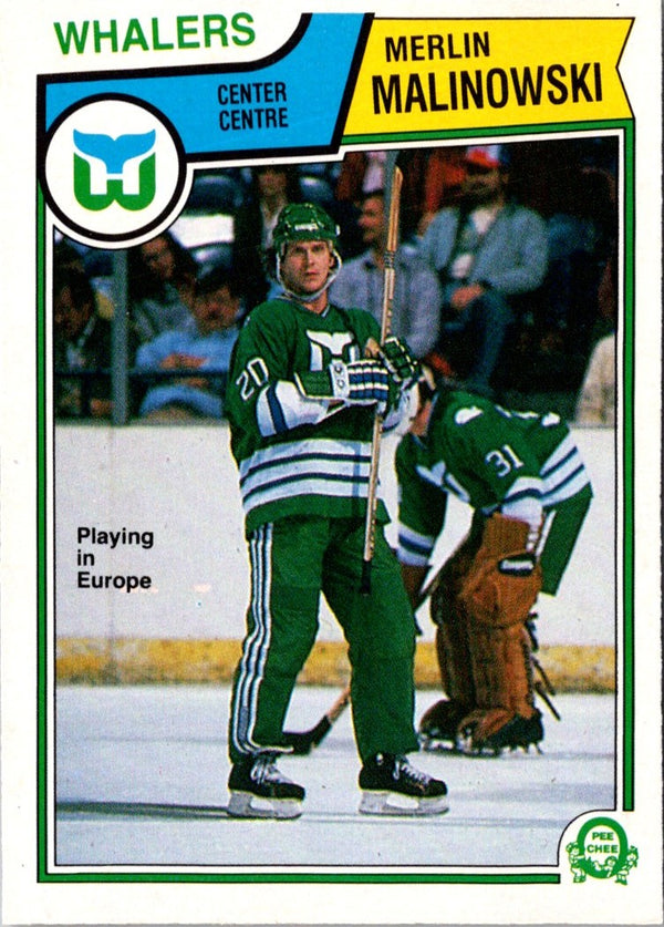 1983 O-Pee-Chee Merlin Malinowski #142