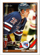1991 O-Pee-Chee Troy Mallette