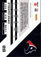 2010 Panini Threads Owen Daniels #58