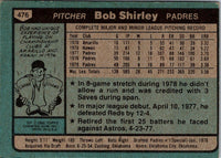1980 Topps Bob Shirley #476