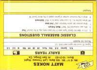 1987 Classic Update Yellow Matt Nokes #129