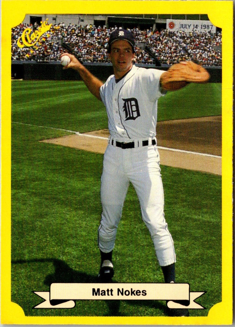 1987 Classic Update Yellow Matt Nokes