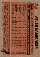 1983 Topps Atlee Hammaker #342 EX