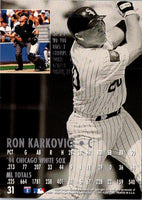 1995 Ultra Gold Medallion Ron Karkovice #31