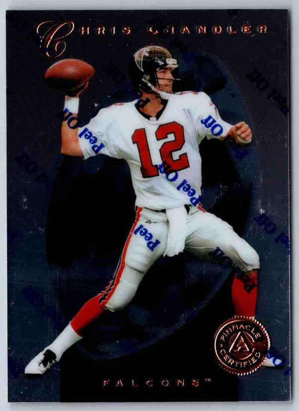 1997 Pinnacle Certified NFL Chris Chandler #87