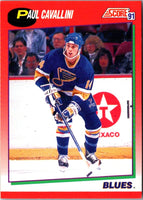 1991 Score American Paul Cavallini #107