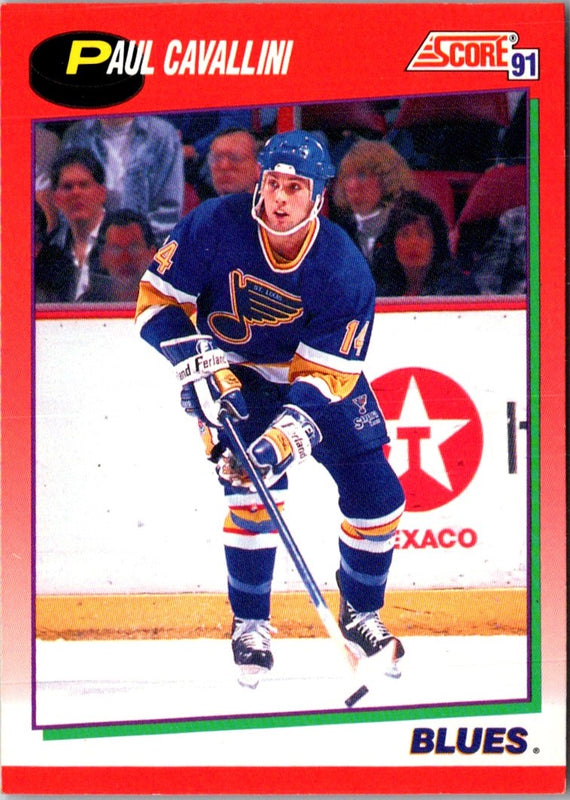 1991 Score American Paul Cavallini #107