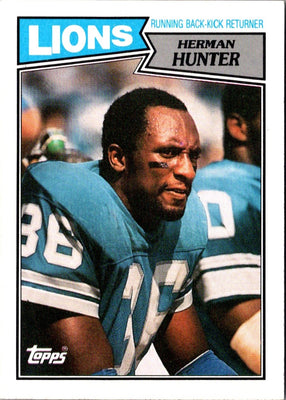 1987 Topps Herman Hunter #325 Rookie NM+