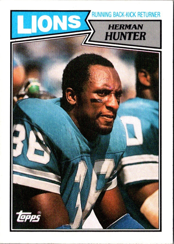 1987 Topps Herman Hunter #325 Rookie NM+