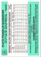 1984 Donruss Floyd Bannister #366