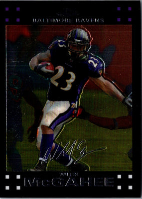 2007 Topps Chrome Willis McGahee #TC11